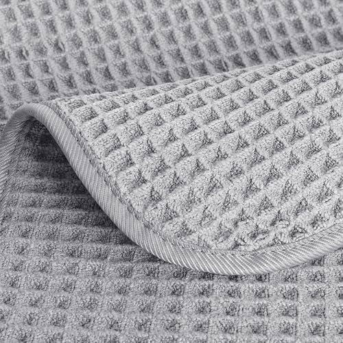 POLYTE 430 GSM Poly Blend Microfiber Quick Dry Waffle Hand Towel, 16x30 in - Image 5