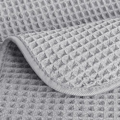 POLYTE 430 GSM Poly Blend Microfiber Quick Dry Waffle Hand Towel, 16x30 in - Image 5