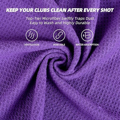 Mile High Life Microfiber Golf Towel 3 Pack Waffle - Image 5