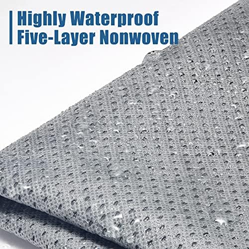 SYERAL Tire Covers Set of 4, Upgraded 5 Layer Nonwoven RV Wheel Covers - Image 2