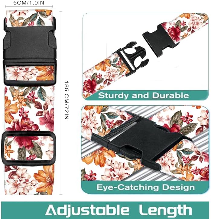Luggage Straps for Suitcases Travel Belt Accessories, Cute Suitcase Strap - Image 5