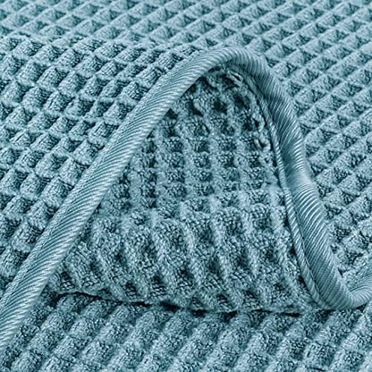 POLYTE 430 GSM Poly Blend Microfiber Quick Dry Waffle Hand Towel, 16x30 in - Image 4