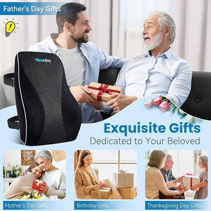 Lumbar Support Pillow for Office Chair Car, Gaming Chair Lower Back Pain Relief - Image 2