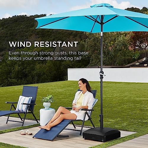 Best Choice Products 123lb Capacity Fillable Mobile Umbrella Base Heavy Duty - Image 3