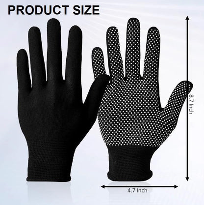 6 Pairs Work Gloves with Anti-Slip Grip Dots - Image 2