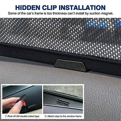 Powerty Window Sun Shade for 2013-2018 Toyota RAV4 Accessories -Upgrade Double - Image 6