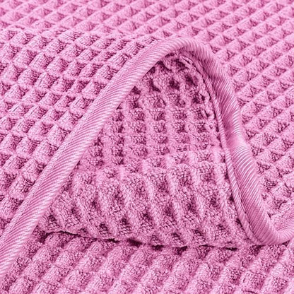 POLYTE 430 GSM Poly Blend Microfiber Quick Dry Waffle Hand Towel, 16x30 in - Image 4