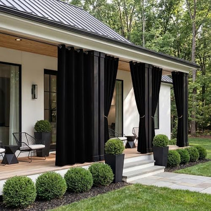 NICETOWN 100% Blackout Outdoor Curtains by NICETOWN