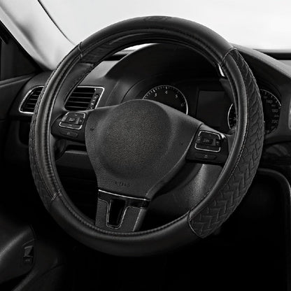 Skechers Steering Wheel Cover, Max Cushioning Leather Steering Wheel Cover by Unknown