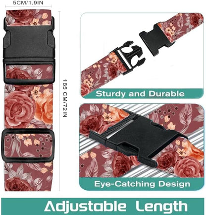 Luggage Straps for Suitcases Travel Belt Accessories, Cute Suitcase Strap - Image 5
