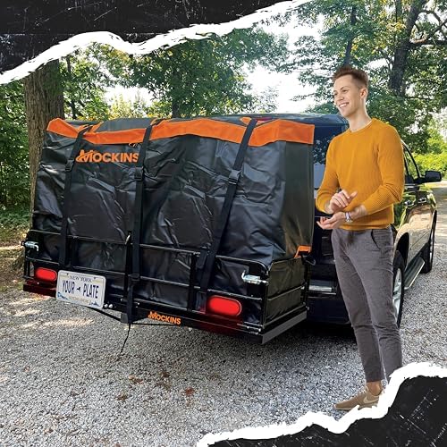 Mockins 30 CuFt Trailer Hitch Cargo Carrier Bag & Packing Cubes 29"x23"x12" - Image 3