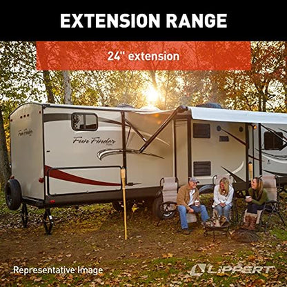 Lippert Manual RV Scissor Jack Kit, 000 lbs. 24" Extended, 4-1/4" Retracted - Image 4
