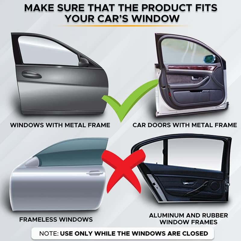 EcoNour Magnetic Car Sun Shade Side Window | Rear Window Sun Shade - Image 6
