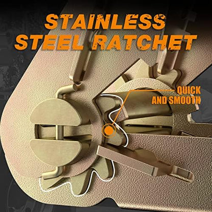 Ratchet Tie Down Straps 4-Pack Heavy Duty 2" x 27' - Image 4