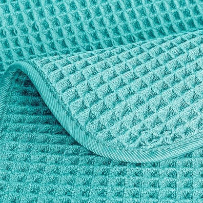POLYTE 430 GSM Poly Blend Microfiber Quick Dry Waffle Hand Towel, 16x30 in - Image 5
