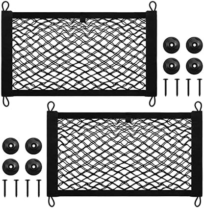 Frienda 4 Pcs Small Cargo Net Boat Storage Mesh Netting, 21 X 9.8 Inches by Frienda