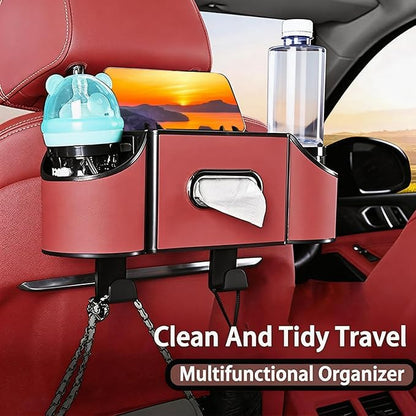 Back Seat Car Organizer, 4 in 1 Multifunctional Car Back Seat Storage Box - Image 3