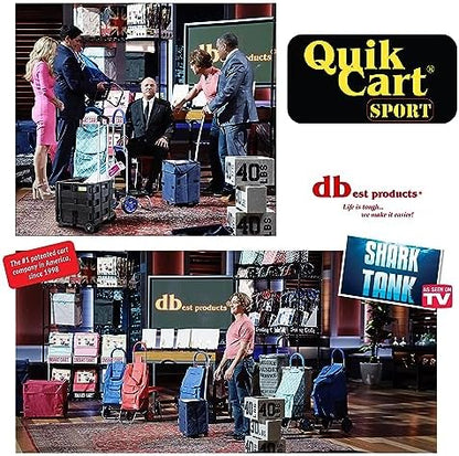 dbest Products Quik Cart Sport Collapsible Rolling Crate on Wheels - Image 5