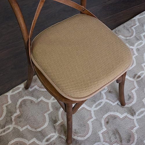Sweet Home Collection Memory Foam Honeycomb Nonslip Back 16" x 16" Chair/Seat - Image 5