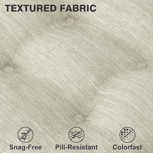 Shinnwa Kitchen Chair Cushions Set of 6, Dual-Layer Memory Foam Dining Chair - Image 4