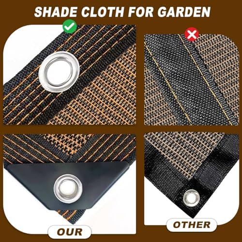 80% Shade Cloth -6.5x10FT Sunblock Net - Image 4