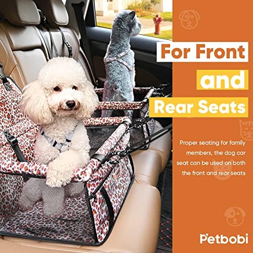 Petbobi Dog Car Seat for Small Dogs and Cats up to 15 lbs, Portable Booster - Image 5