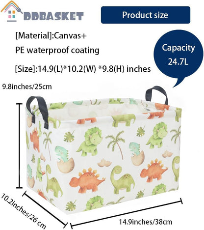 Dinosaur Baskets Storage Basket Gift Basket Rectangular Cute Storage Bin Box - Image 7