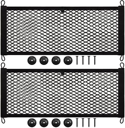 Frienda 4 Pcs Small Cargo Net Boat Storage Mesh Netting, 25 X 9.8 Inches by Frienda