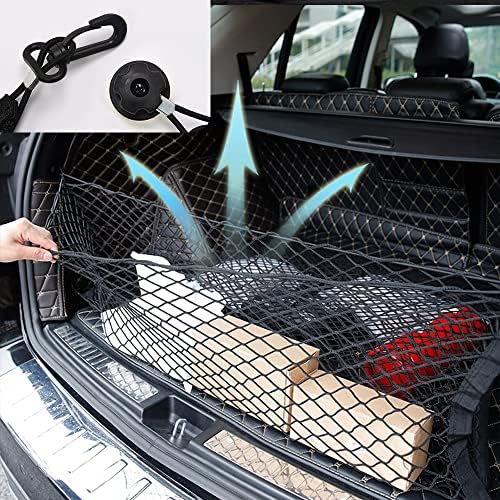 Car Rear Cargo Net with Good Elasticity&Tensile Strength Trunk Organizer - Image 5