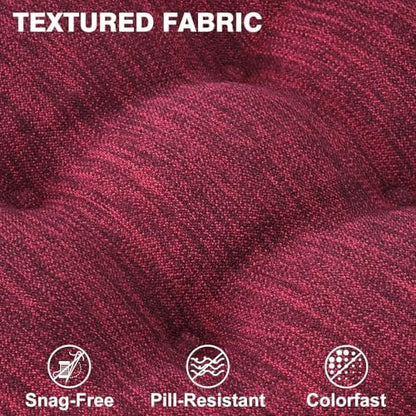 Shinnwa Dining Chair Cushions Set of 4, Dual-Layer Memory Foam Kitchen Chair - Image 4