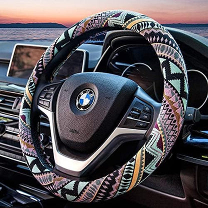 Valleycomfy Boho Steering Wheel Covers - Image 2