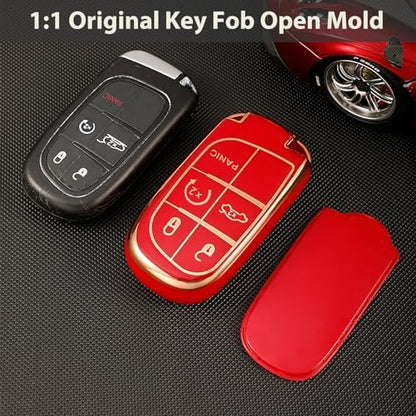OLLEN TPU Key Fob Cover with Bling Ring, Fit - Image 5