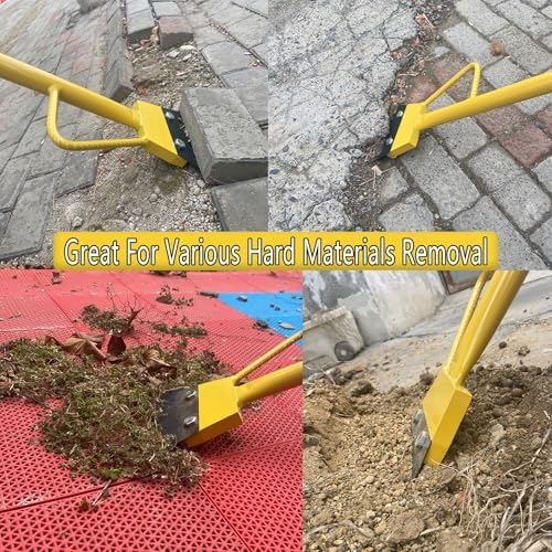 7' Heavy Duty Scraper, Long Handle, Steel Blade, Metal Handle, Tile & Ice - Image 5