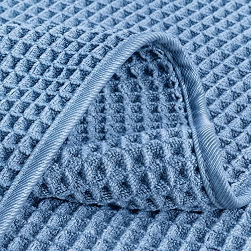 POLYTE 430 GSM Poly Blend Microfiber Quick Dry Waffle Hand Towel, 16x30 in - Image 4