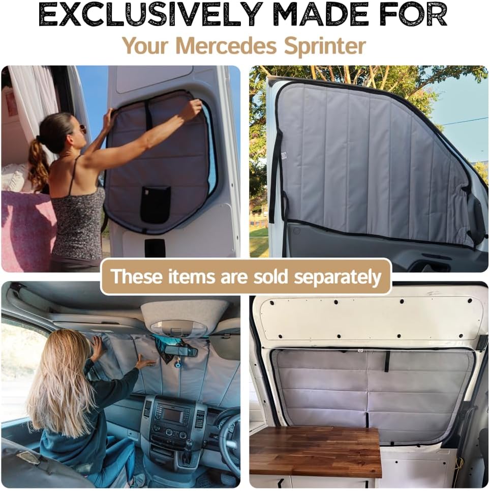 Living in a Bubble Insulated Blackout Rear Window Covers - Image 6