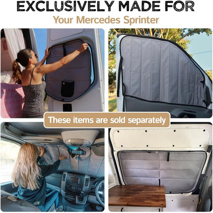 Living in a Bubble Insulated Blackout Rear Window Covers - Image 6