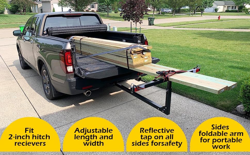 MaxxHaul 70229 Pick-Up Truck Bed Extender - 350 lb Capacity - Image 5