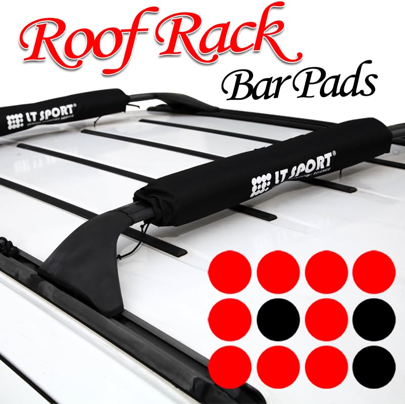 Pair Universal Roof Top Rack Carrier Protection Cushion Wrap Cross Bar Round - Image 5